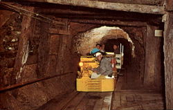 Coal Mine Tunnel Postcard