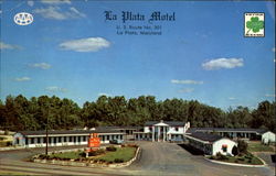 La Plata Motel, U. S. Route No. 301 Postcard