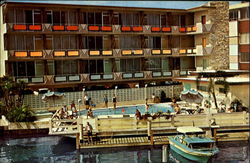 Port-Vue Motel, 101 Coronado Drive Postcard