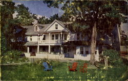 Pine Tree Cottage Greeley, PA Postcard Postcard