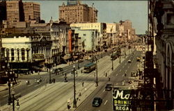 Canal Street New Orleans, LA Postcard Postcard