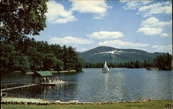 Lovely Algonquin Bay On Lake George Postcard