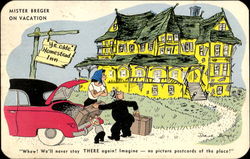 Master Breger On Vacation Postcard
