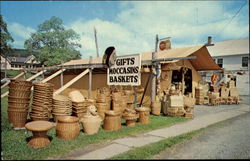 Indian Camp Basket Shop Lincolnville Beach, ME Postcard Postcard