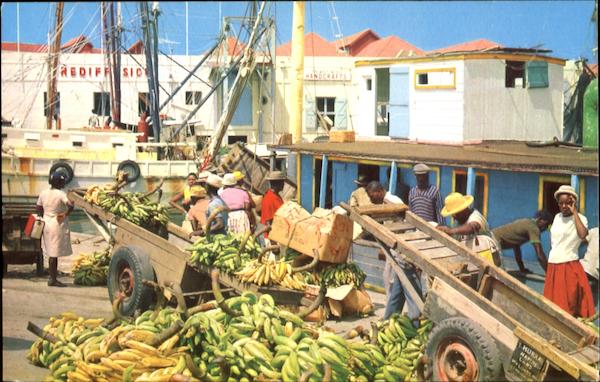 Careenage Scene Bridgetown Barbados Caribbean Islands