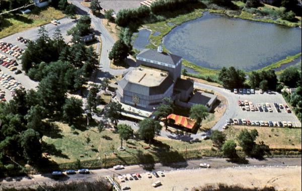 An Aerial View Of The American Shakespeare Festival Theatre Stratford Connecticut
