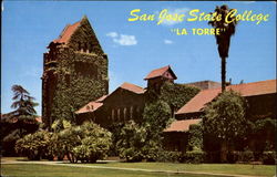 San Jose State College Postcard