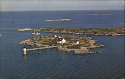 Ram Island Light, Boothbay Harbor Region Postcard