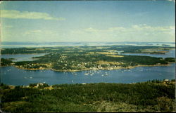 Airview Of North Haven Maine Postcard Postcard