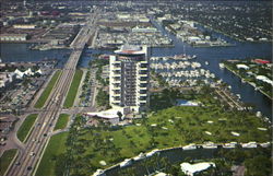 Aerial View Of Pier 66 Fort Lauderdale, FL Postcard Postcard