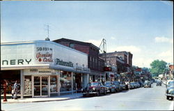 Nyack's Main Street New York Postcard Postcard