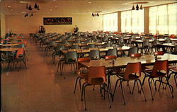 Main Dining Room Of The George C. Enders Student Union, The Defiance College Ohio Postcard 