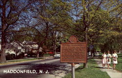 Historic Haddonfield New Jersey Postcard Postcard