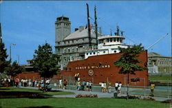 The Soo Locks, Sault Ste Sault Ste. Marie, MI Postcard Postcard