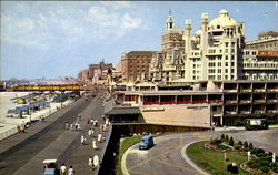 View Over The Beautiful Boardwalk Postcard