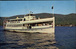 Lake George Motor Vessel Mohican Postcard
