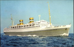 Holland America Line S. S. Nieuw Amsterdam Postcard