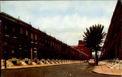 Row Houses Postcard