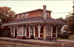 Narragansett Pier Rail Road Company Peace Dale, RI Postcard Postcard