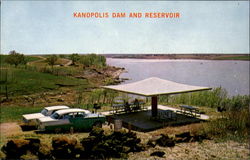 Kanopolis Dam And Reservoir Scenic, KS Postcard Postcard