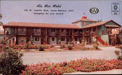 Ala Mar Motel, 102 W. Cabrilla Blvd. Postcard