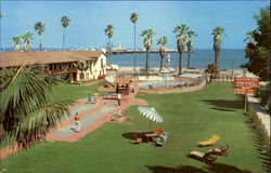 La Casa Del Mar Motel, 28 West Cabrillo Blvd Postcard