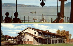 Skylark Motel & Seaplane Base, 1120 North Main St. Lakeport, CA Postcard Postcard