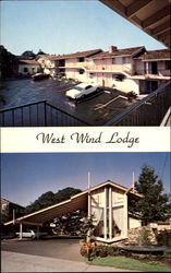 West Wind Lodge, 1046 Munras Ave Monterey, CA Postcard Postcard