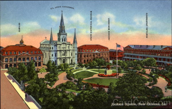 Heart Of Old New Orleans, Jackson Square Louisiana