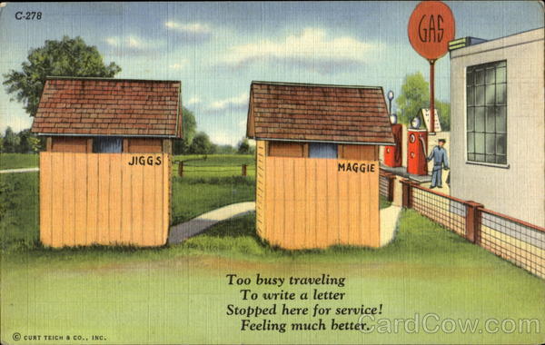 Gas Station Outhouses Outhouses & Bathrooms