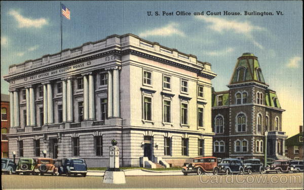 U. S. Post Office And Court House Burlington Vermont