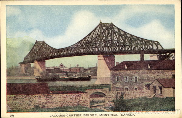 Jacques-Cartier Bridge Montreal PQ Canada Quebec