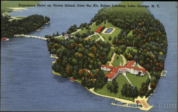 Sagamore Hotel On Green Island Lake George New York