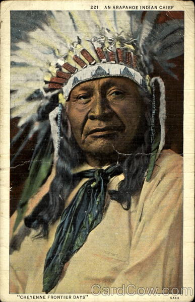 An Arapahones Indian Chief Native Americana