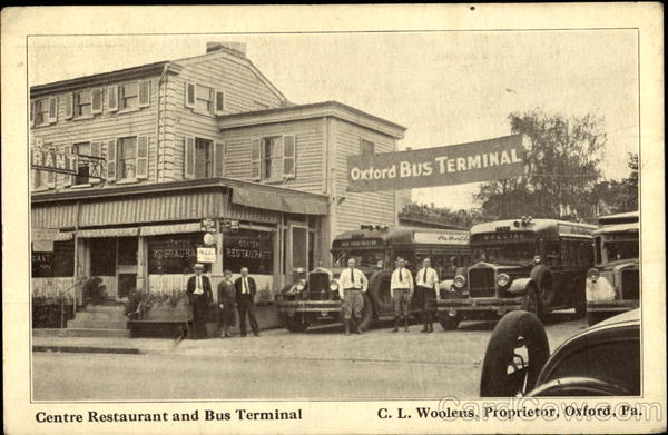 Centre Restaurant And Bus Terminal Oxford Pennsylvania