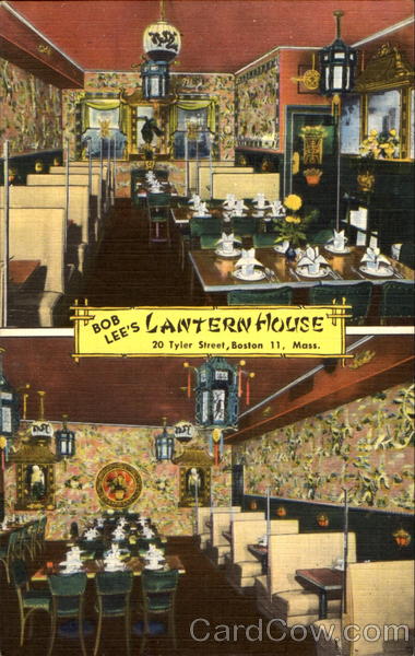 Bob Lee's Lantern House, 20 Tyler Street Boston Massachusetts