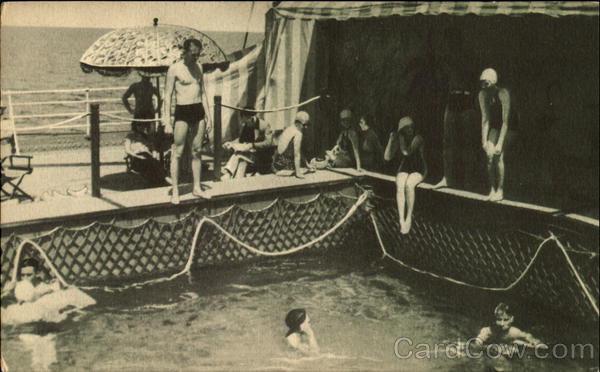 One Of The Two Outdoor Swimming Pools Boats, Ships