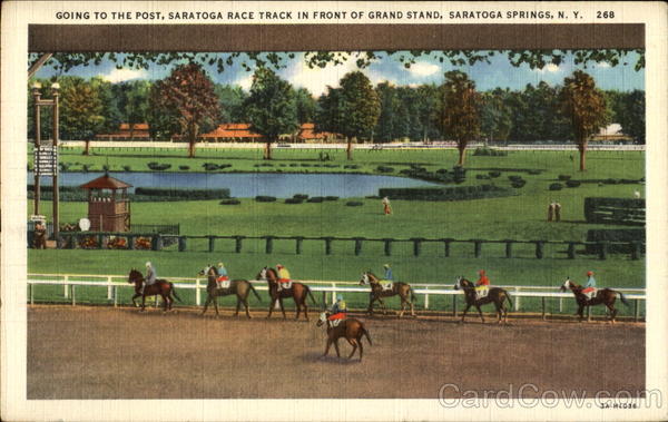 Going To The Post Saratoga Race Track Saratoga Springs New York