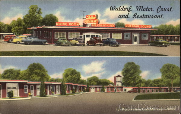 Waldorf Motor Court And Restaurant Washington District of Columbia