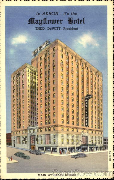 Mayflower Hotel  Main State Street Akron 