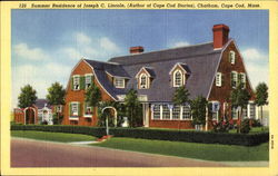 Summer Residence Of Joseph C. Lincoln Chatham, MA Postcard Postcard