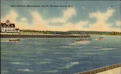 Inlet Between Manasquan And Pt. Pleasant Beach New Jersey Postcard Postcard