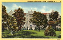 Preston Hall, Good counsel College White Plains, NY Postcard Postcard