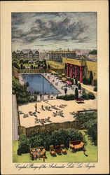 Los Angeles Ambassador The Crystal Plunge California Postcard Postcard