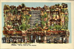 Aloha Clifton's Pacific Seas, 618 So. Olive St. Postcard