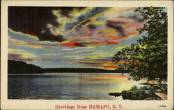 Greetings From Ramapo New York Postcard Postcard