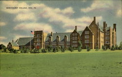 Mercyhurst College Erie, PA Postcard Postcard