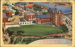 Duquesne University Pittsburgh, PA Postcard Postcard