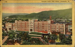 Garfield Junior High School Johnstown, PA Postcard Postcard