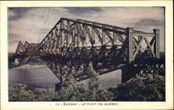 Le Pont De Quebec Canada Postcard Postcard